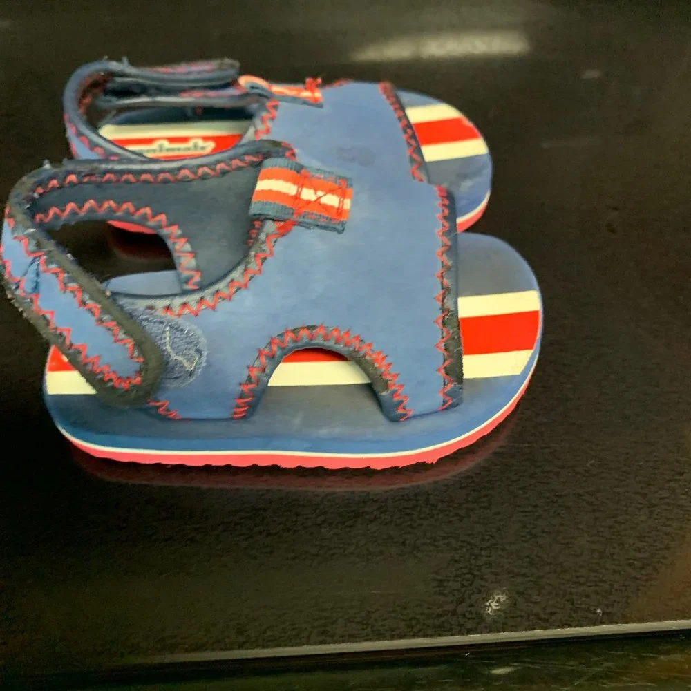 Garanimals red, white & blue sandals size 5